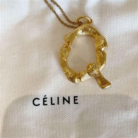 celine letter necklace dupe free shipping|celine letter necklace online.